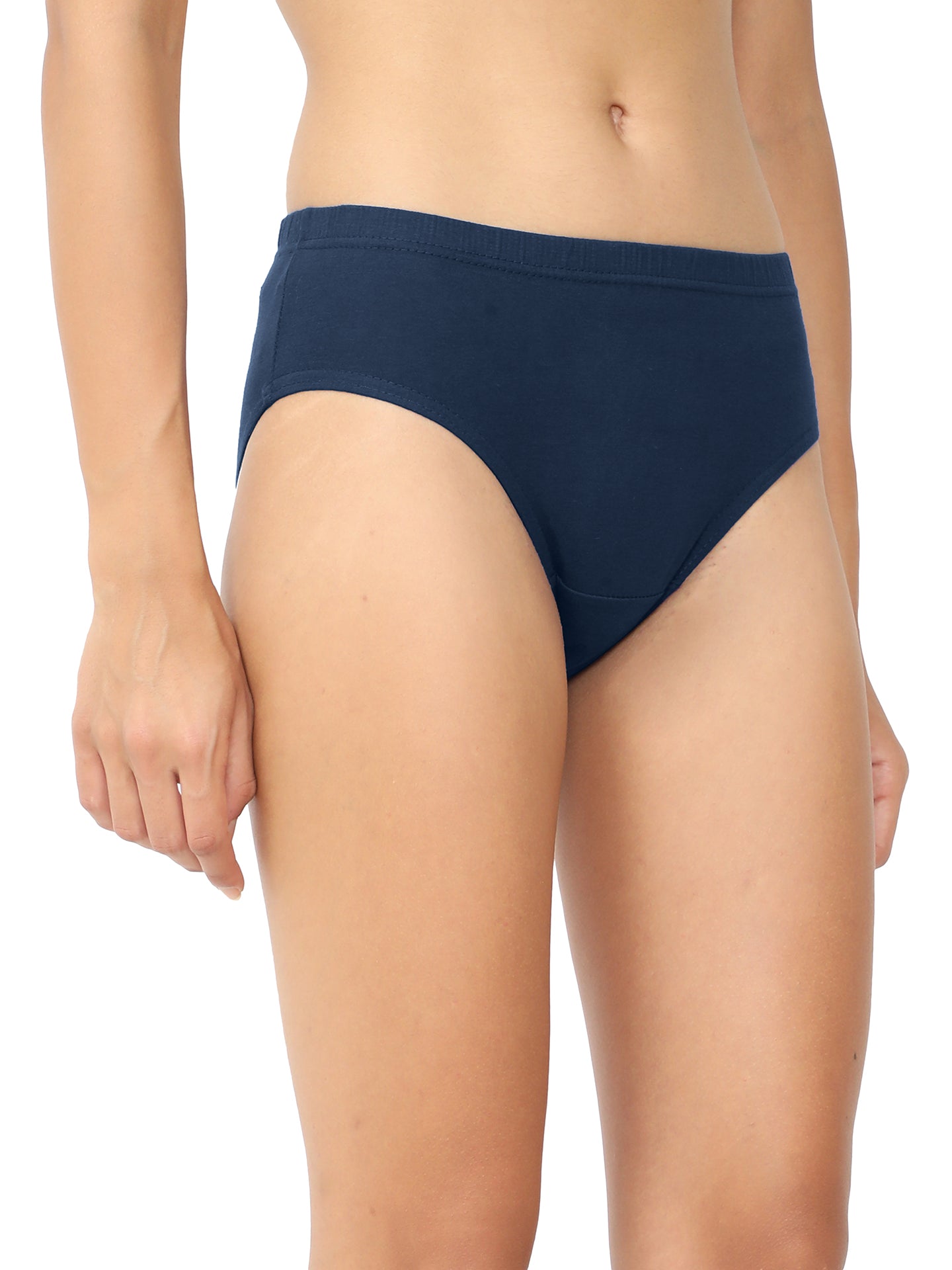 Plain Panties inner elastic Pack of 3 (Multicolor Assorted)