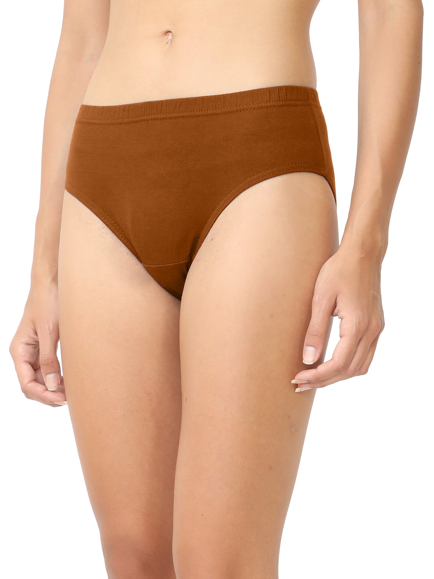Plain Panties inner elastic Pack of 3 (Multicolor Assorted)