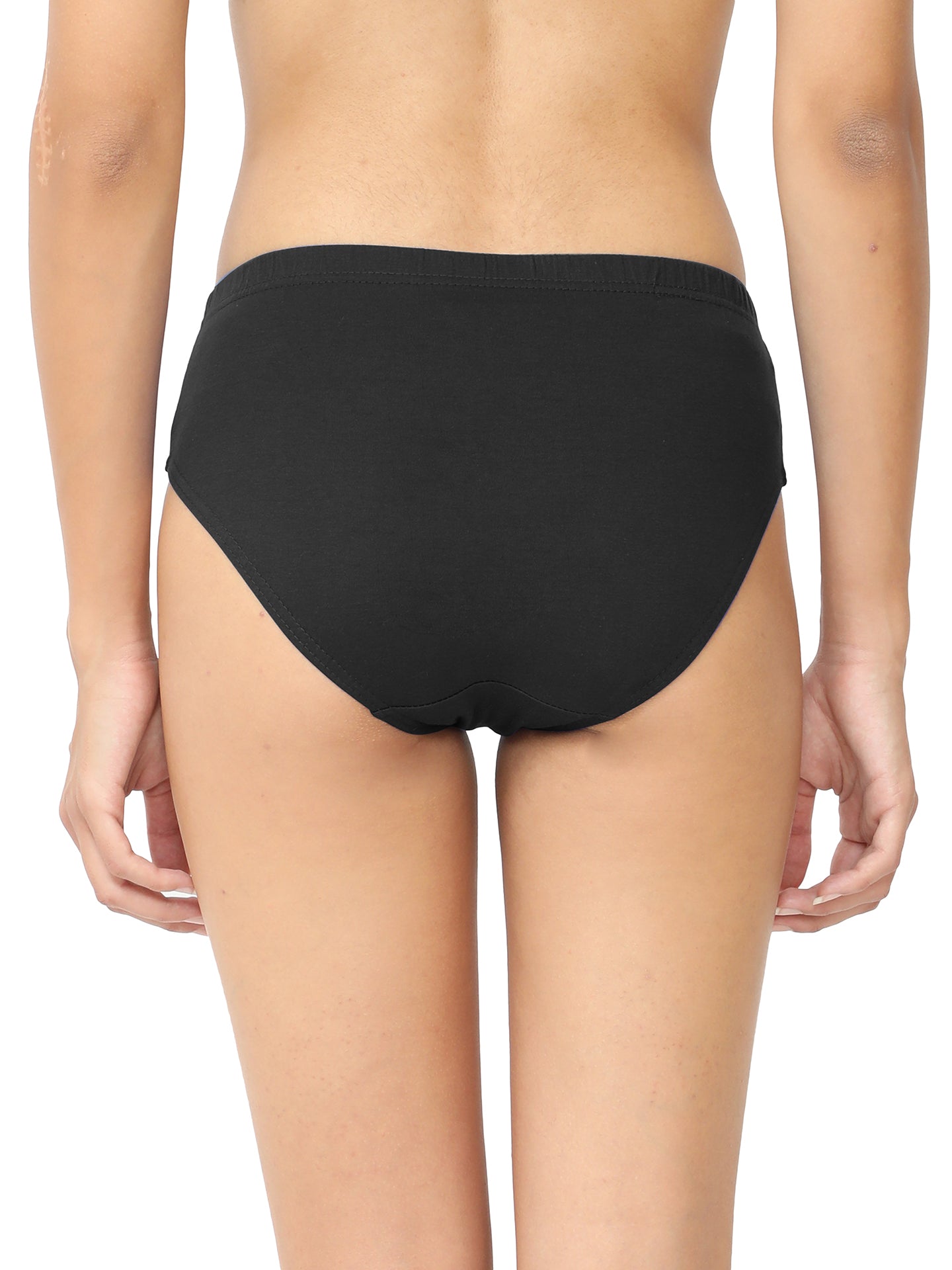 Plain Panties inner elastic Pack of 3 (Multicolor Assorted)