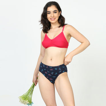 Print Panties Inner Elastic (Multicolor assorted)