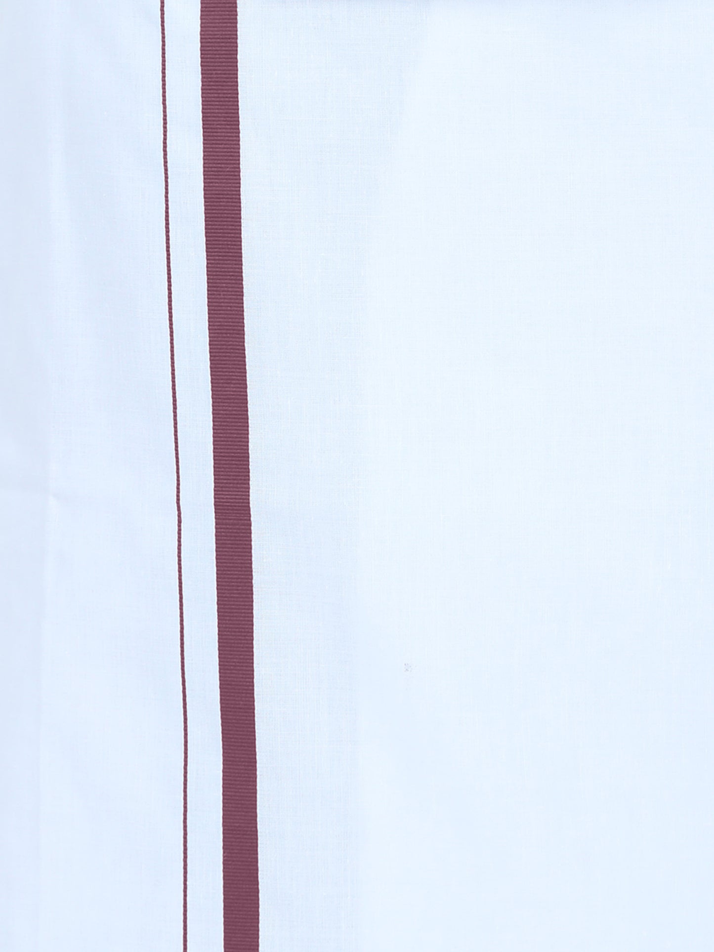 Classic White Dhoti With Big Border