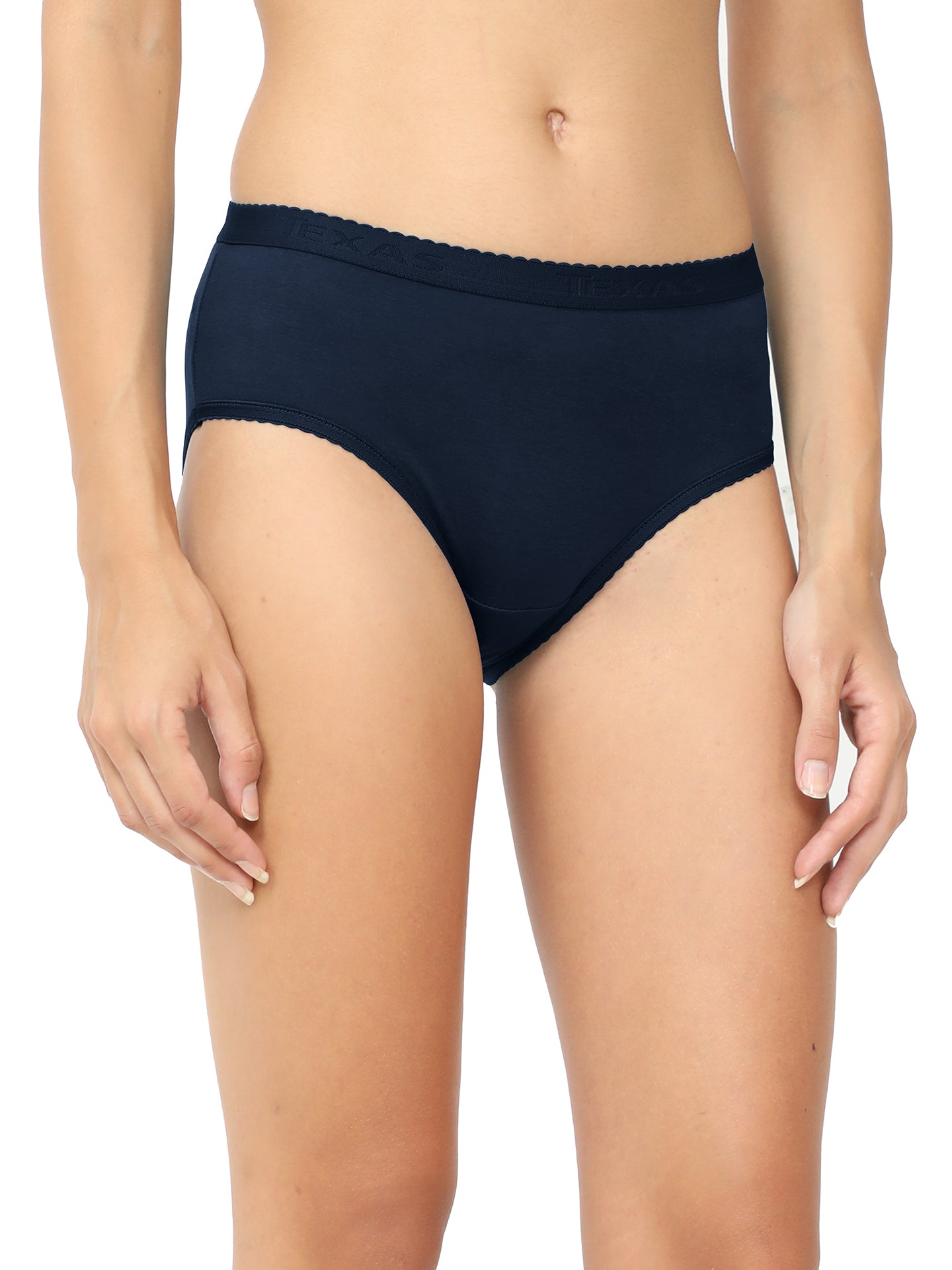 Plain Panties Outer elastic Pack of 3 (Multicolor Assorted)