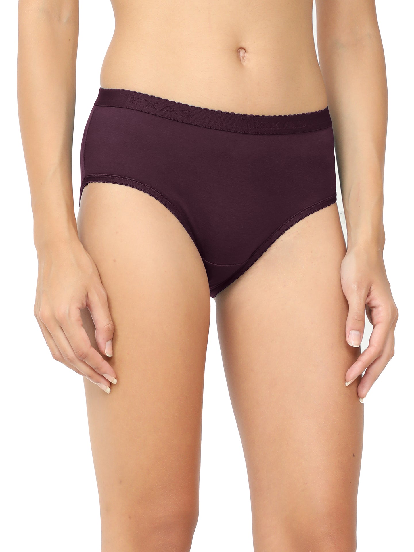 Plain Panties Outer elastic Pack of 3 (Multicolor Assorted)