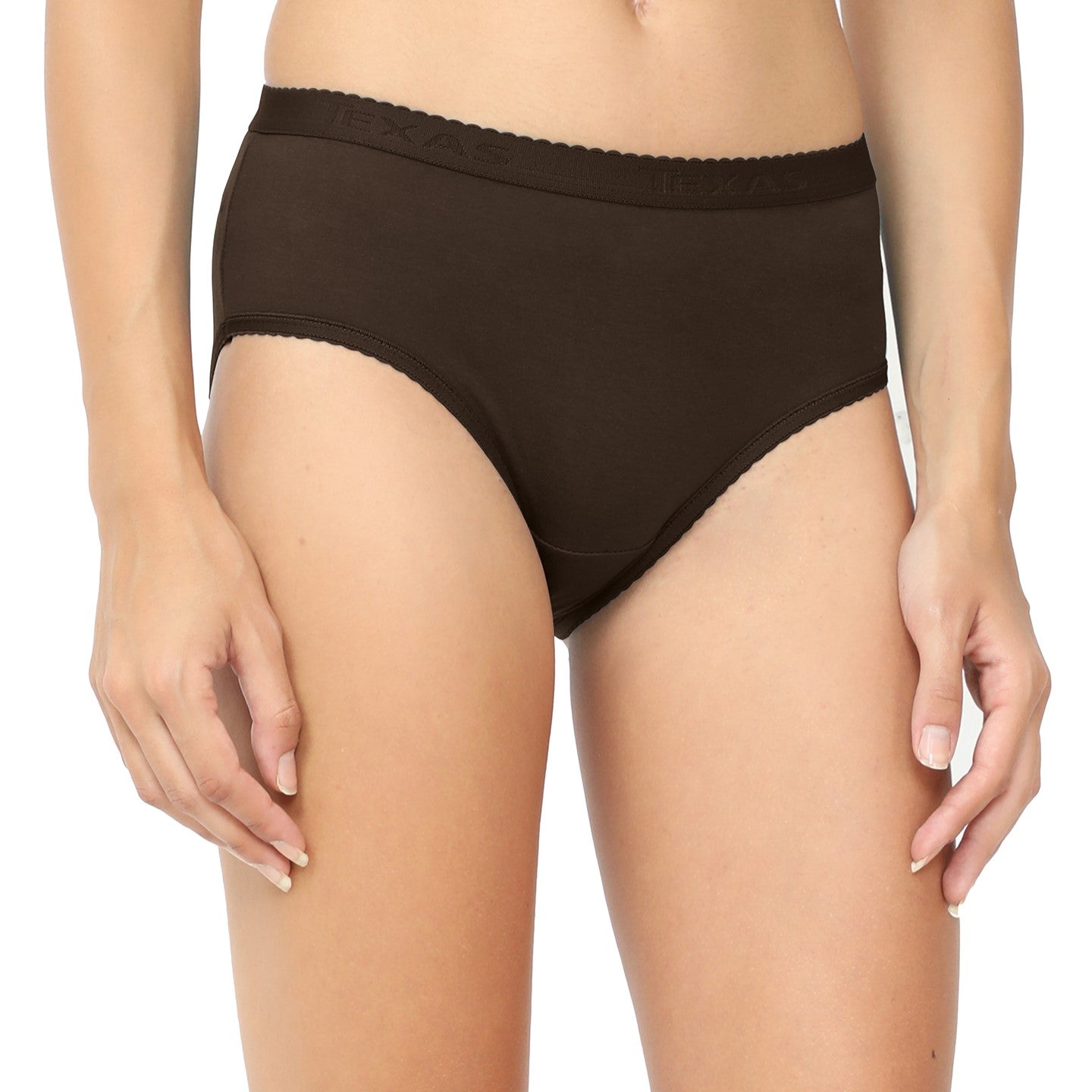 Plain Panties Outer elastic Pack of 3 (Multicolor Assorted)