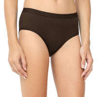 Plain Panties Outer elastic Pack of 3 (Multicolor Assorted)