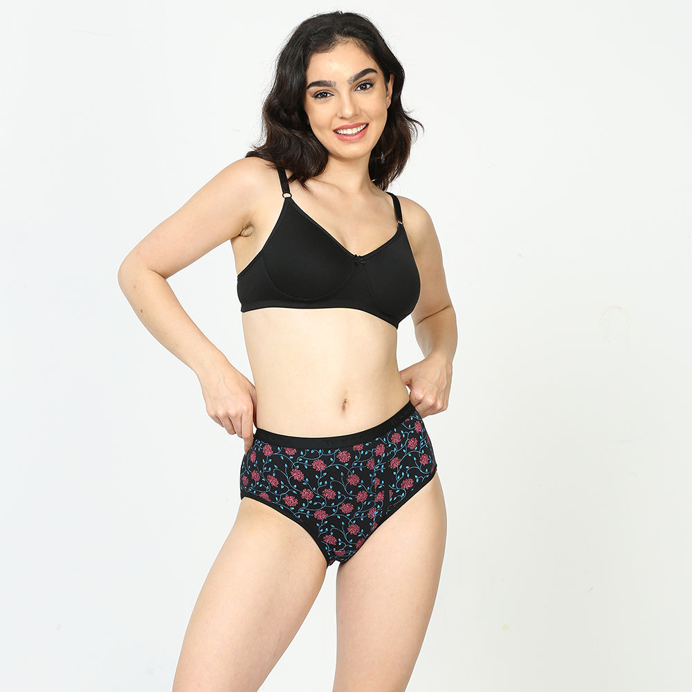 Print Panties-Outer Elastic Pack of 3 (multicolor assorted)