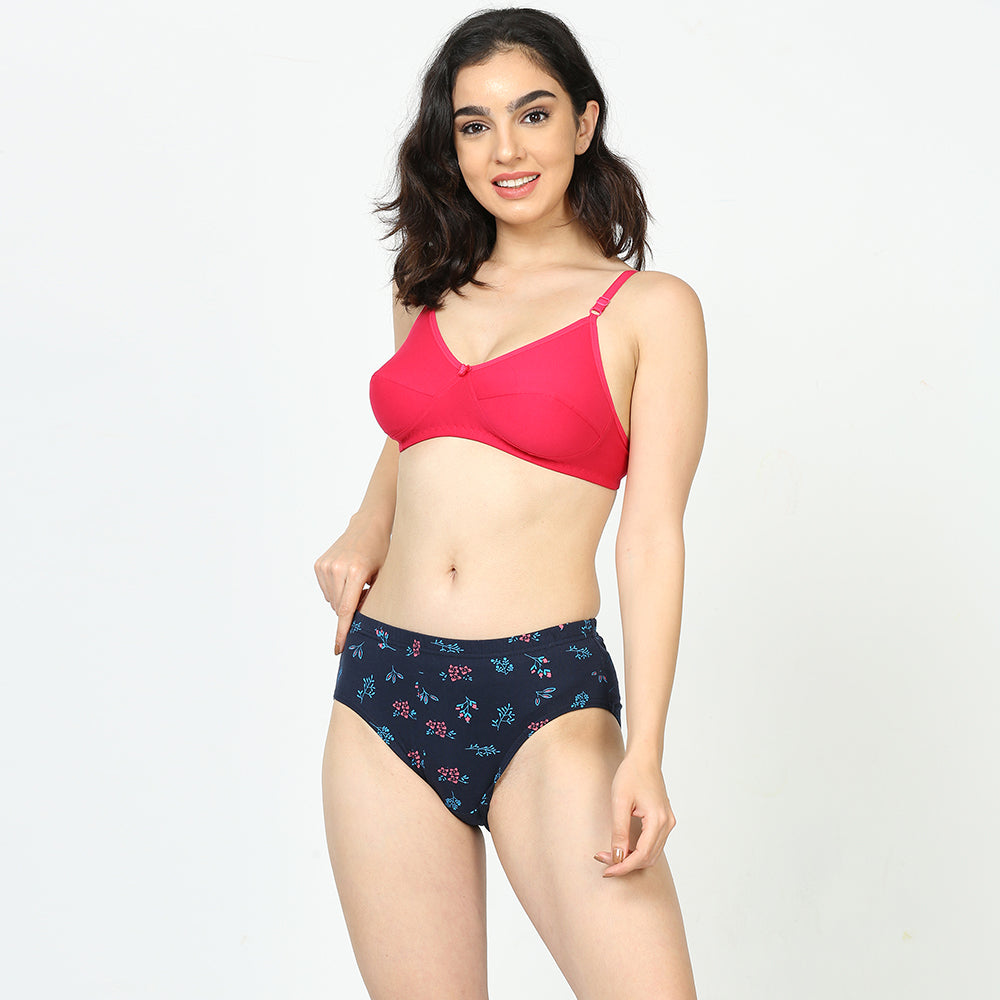 Print Panties-Inner Elastic Pack of 3 (multicolor assorted)