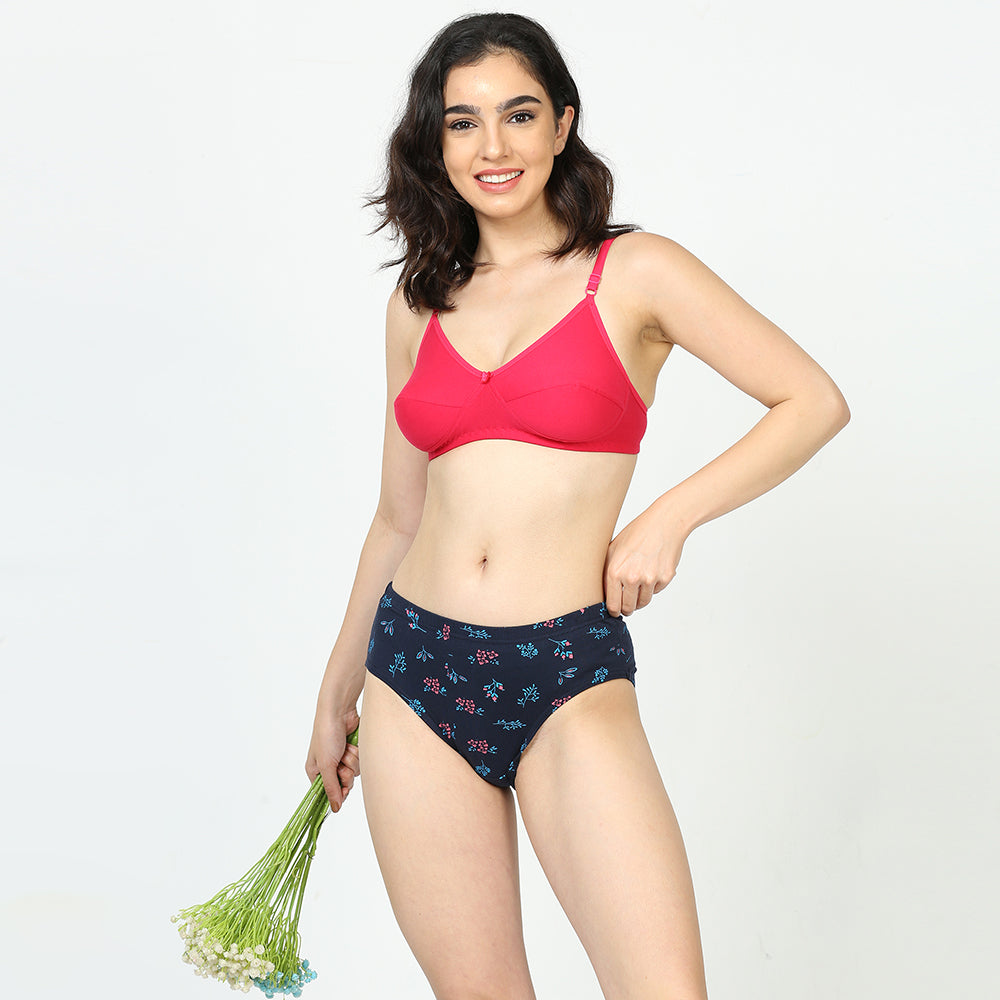 Print Panties-Inner Elastic Pack of 3 (multicolor assorted)