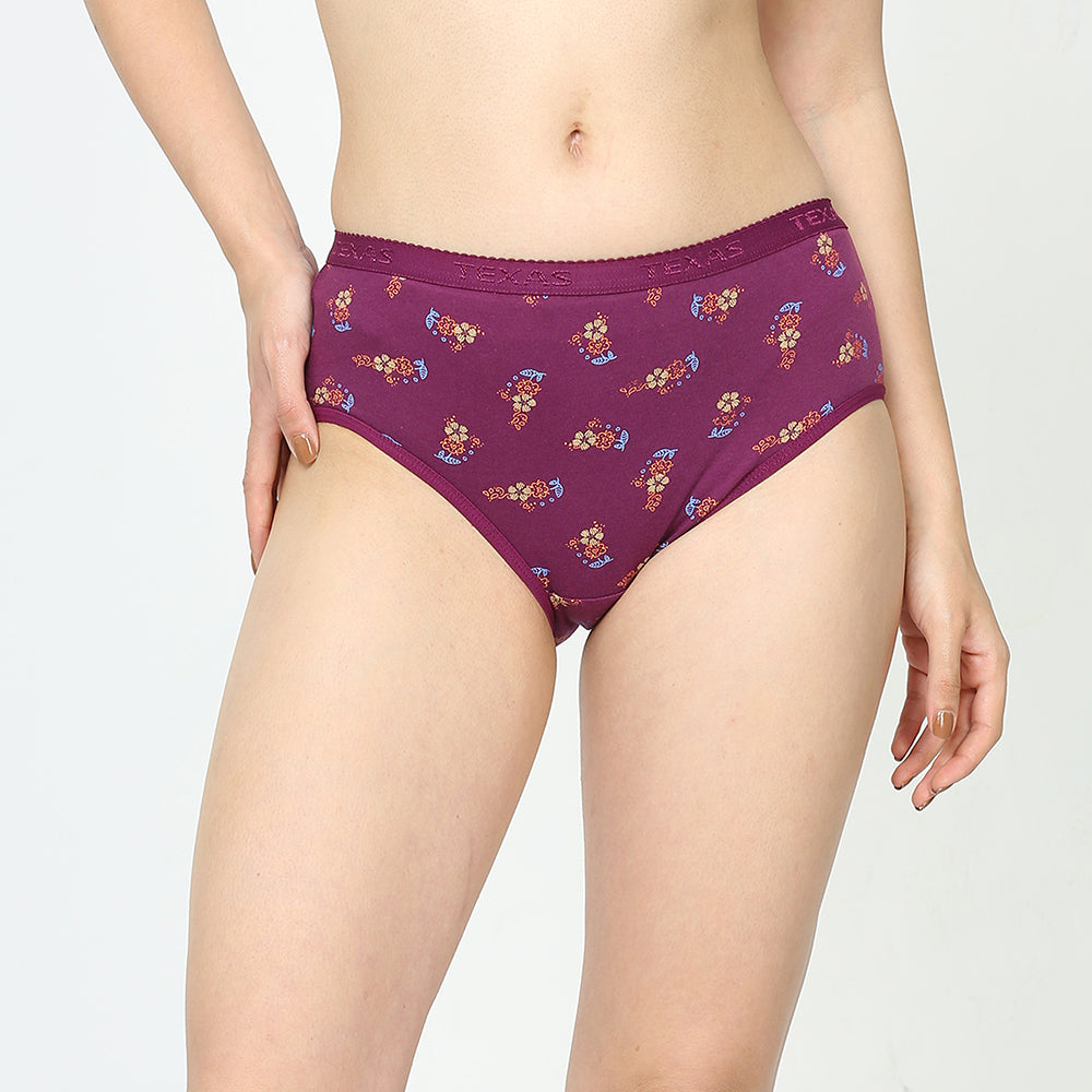 Print Panties-Outer Elastic Pack of 3 (multicolor assorted)