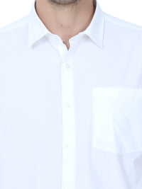 Linen Nature White Shirt – Full Sleeve