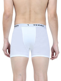 Texas Men's White Rib Two Pocket Trunk - Pack of 3