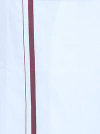 Classic White Dhoti With Big Border