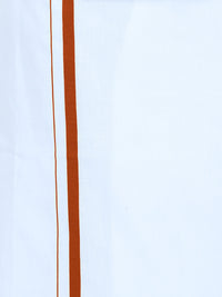 Classic White Dhoti With Big Border